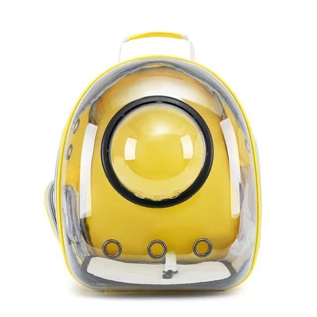 Nutrapet Petstranaut Bobble Backpack Yellow Nutrapet Petstranaut Bobble Backpack Yellow