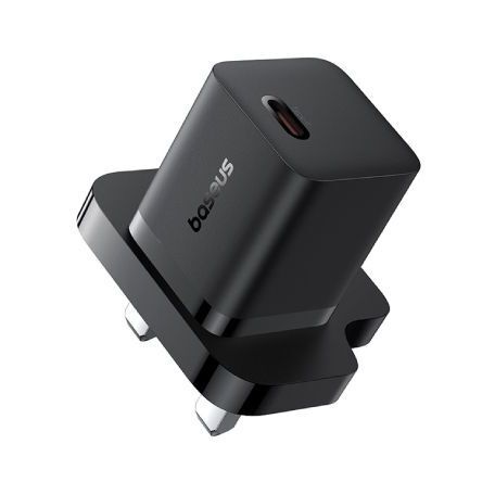 Baseus GaN5 Fast Charger(mini) 1 USB-C 30W UK - Black Baseus GaN5 Fast Charger(mini) 1 USB-C 30W UK - Black