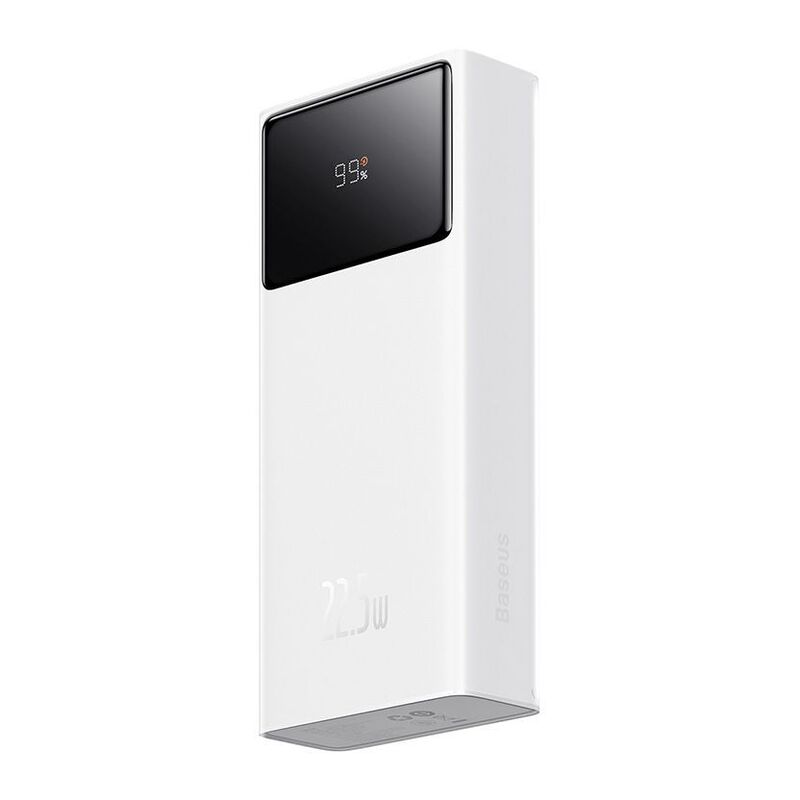 Baseus Star-Lord Digital Display Fast Charge Power Bank 30000mAh 22.5W - White Baseus Star-Lord Digital Display Fast Charge Power Bank 30000mAh 22.5W - White