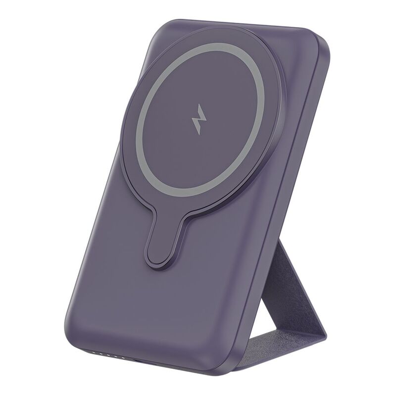 AmazingThing Thunder Pro Mag PD 5000mAh Power Bank With Holder - Purple