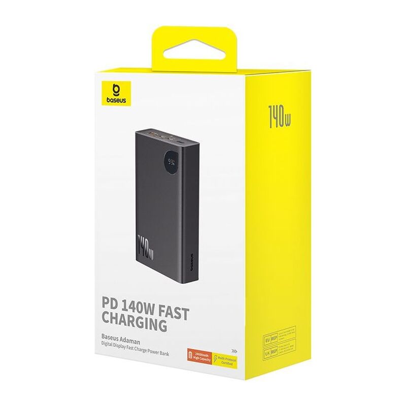 Baseus Adaman Power Bank 140W 22800mAh - Black Baseus Adaman Power Bank 140W 22800mAh - Black