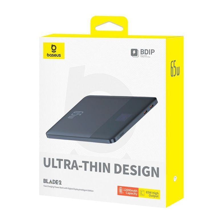Baseus Blade2 65W 12000mAh Power Bank - Mariana Blue Baseus Blade2 65W 12000mAh Power Bank - Mariana Blue