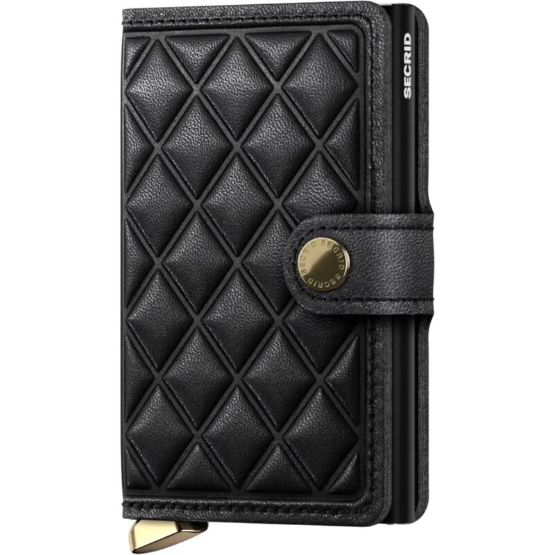 Secrid Miniwallet - Emboss Leather (Diamond) - Black Secrid Miniwallet - Emboss Leather (Diamond) - Black