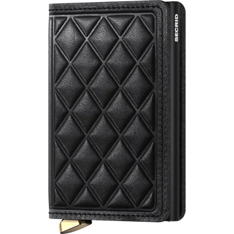 Secrid Slimwallet - Emboss Leather (Diamond) - Black Secrid Slimwallet - Emboss Leather (Diamond) - Black