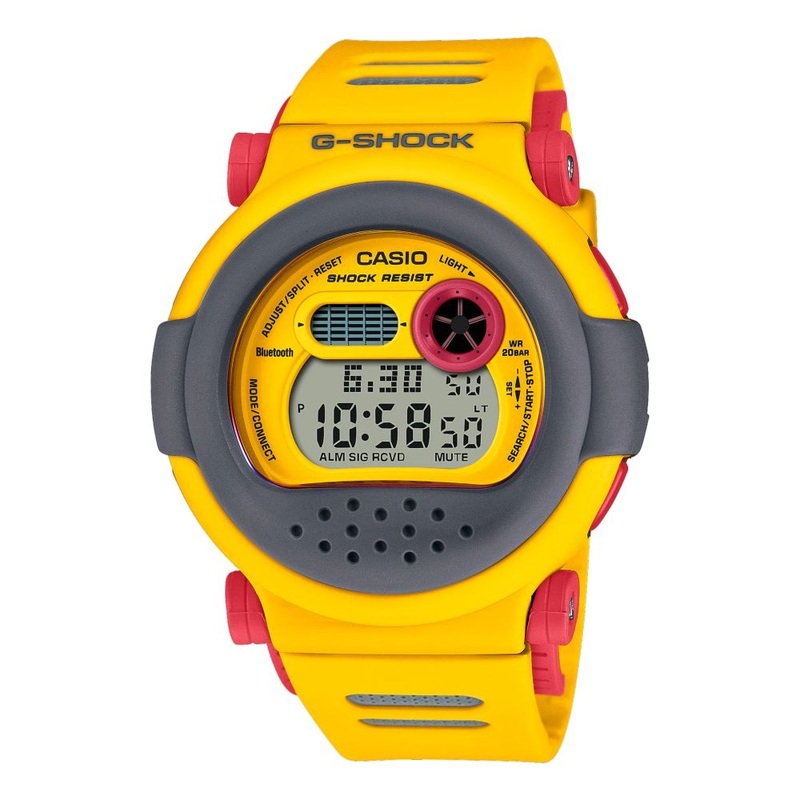 Casio G-Shock G-B001MVE-9DR Digital Men's Watch Yellow