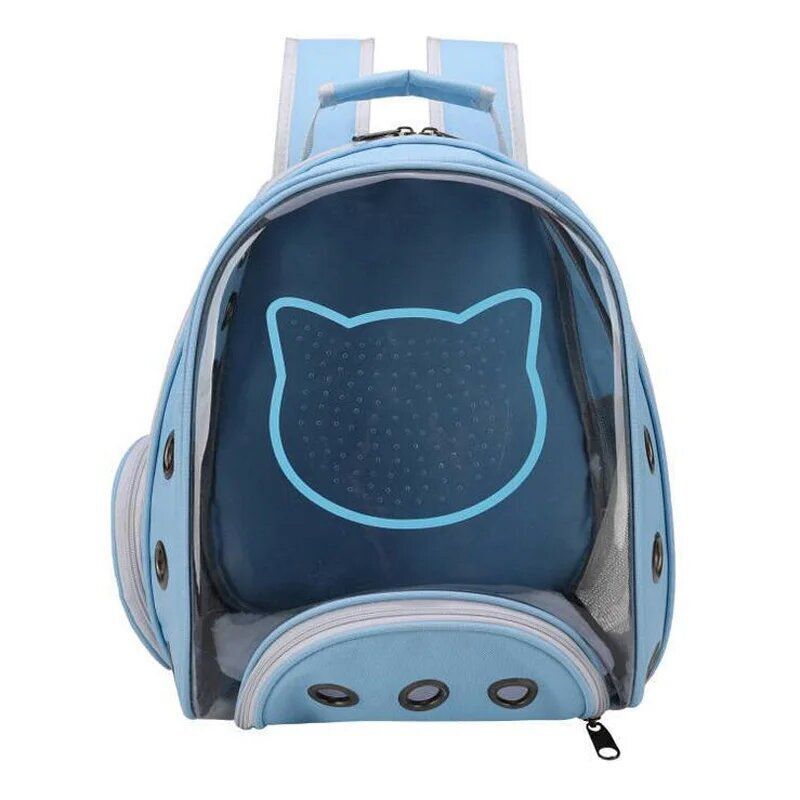 Nutrapet Petstranaut Backpack Bobble Cat Face Blue Nutrapet Petstranaut Backpack Bobble Cat Face Blue