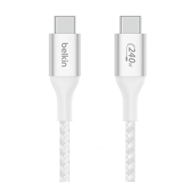 Belkin BoostCharge USB-C to USB-C Cable 240W 1m - White