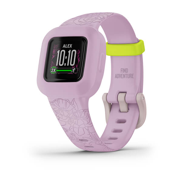 Garmin Vivofit Jr 3 Lilac Floral Fitness Tracker