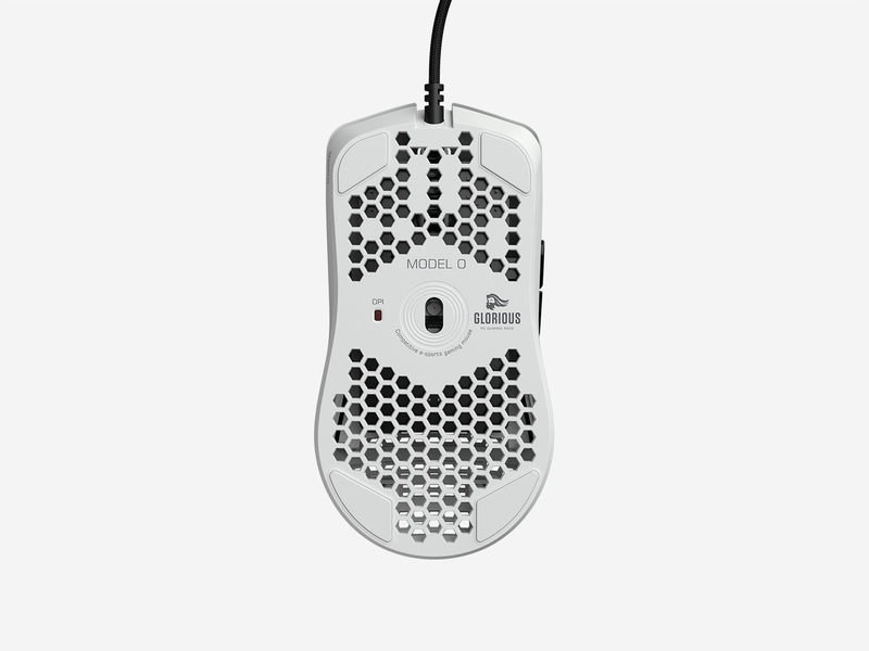 Glorious Model O Matte White Gaming Mouse