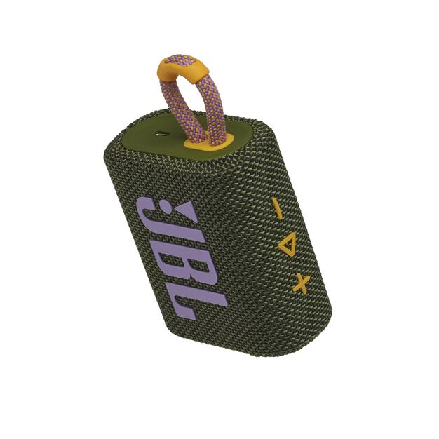 JBL Go 3 Green Portable Waterproof Wireless Speaker