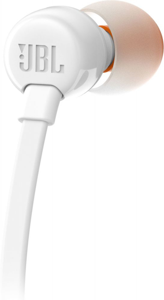 JBL T110 White In-Ear Earphones