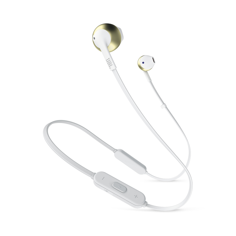 JBL Tune 205 Champagne Gold Bluetooth In-Ear Earphones