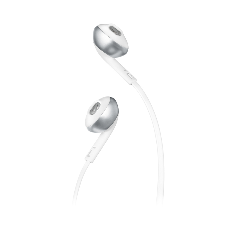 JBL Tune 205 Silver Bluetooth In-Ear Earphones