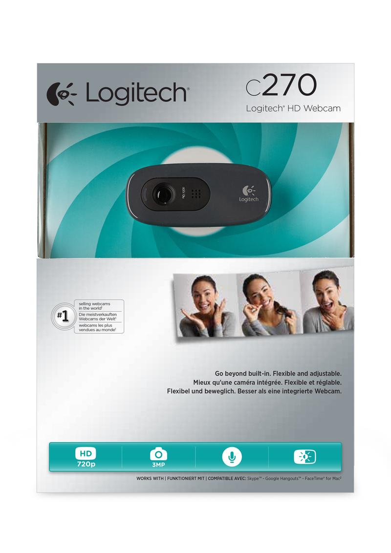 Logitech 960-001063 C270 HD Webcam