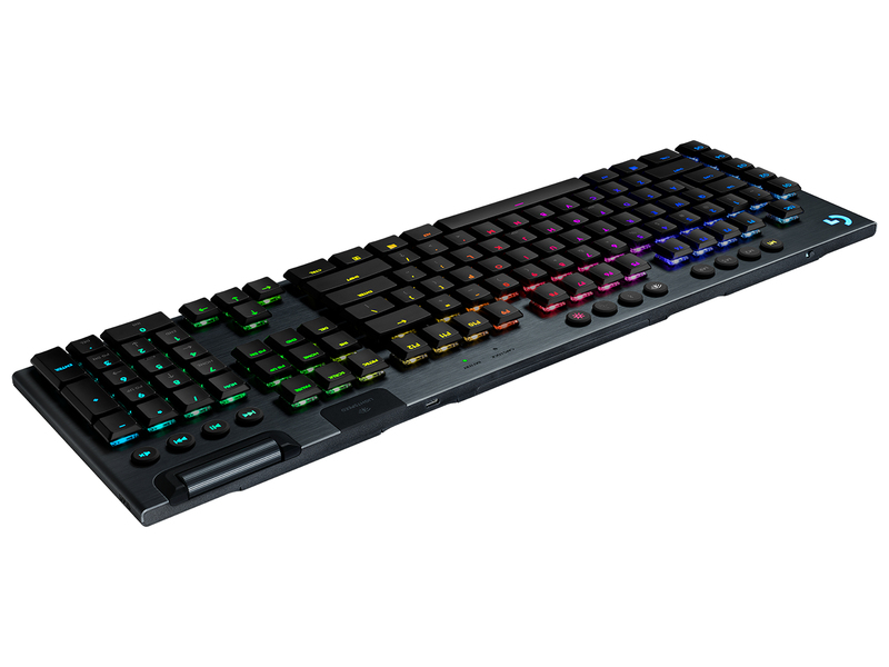 Logitech G 920-008910 G915 LIGHTSPEED RGB Mechanical Gaming Keyboard/Low Profile GL Tactile Key Switch/LIGHTSYNC RGB/Advanced LIGHTSPEED Wireless and Bluetooth Support (US English)