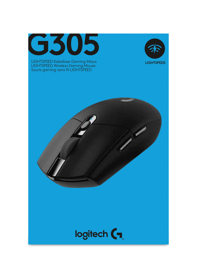 Logitech G 910-005283 G305 LIGHTSPEED Wireless Gaming Mouse Black