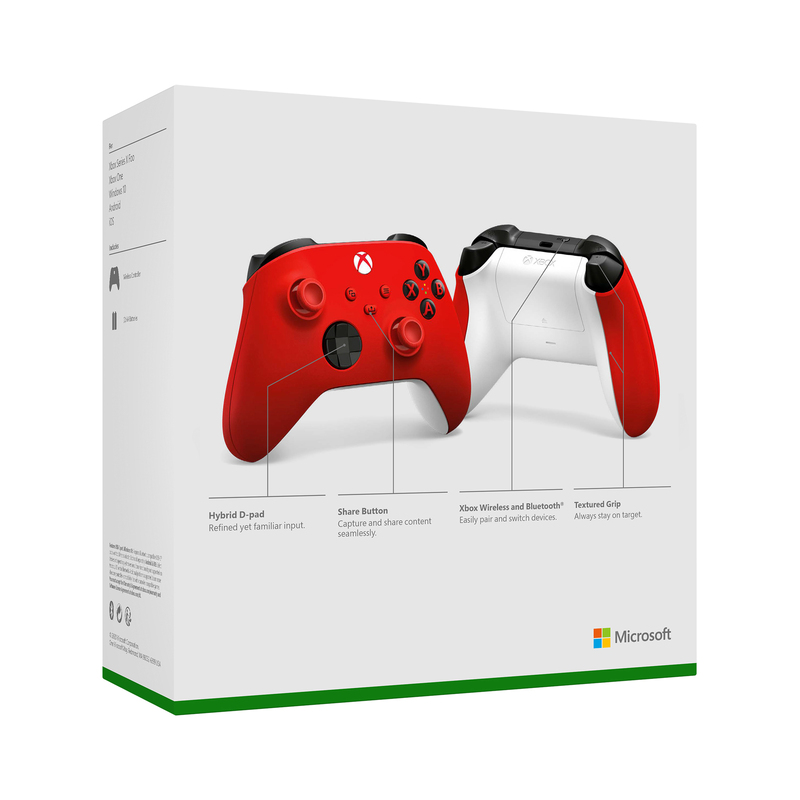 Microsoft Wireless Controller Pulse Red for Xbox