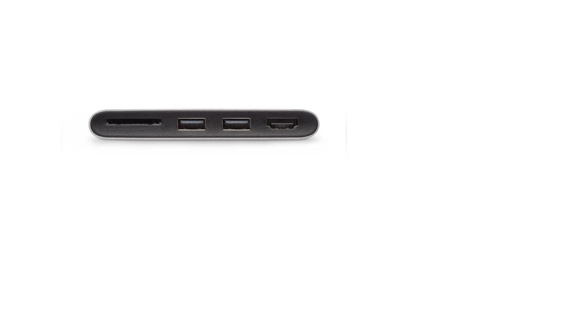 Moshi USB-C Multimedia Adapter Titanium Grey