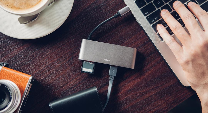 Moshi USB-C Multimedia Adapter Titanium Grey