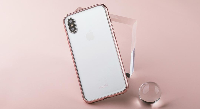 Moshi Vitros Case Golden Rose for iPhone X