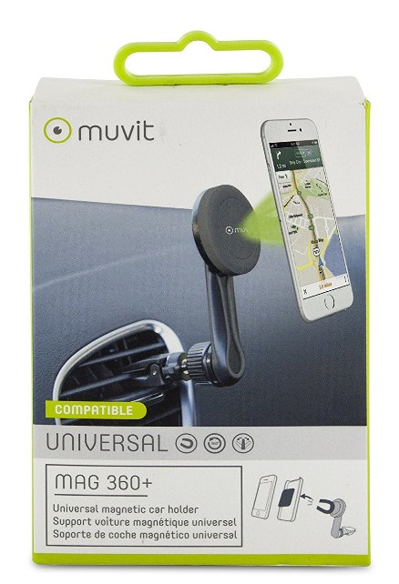 Muvit Car Holder Mag 360+ Magnet Airvent Black