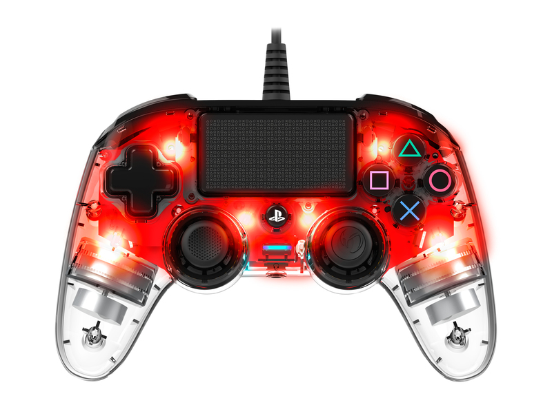 Nacon Wired Compact Controller Red for PS4