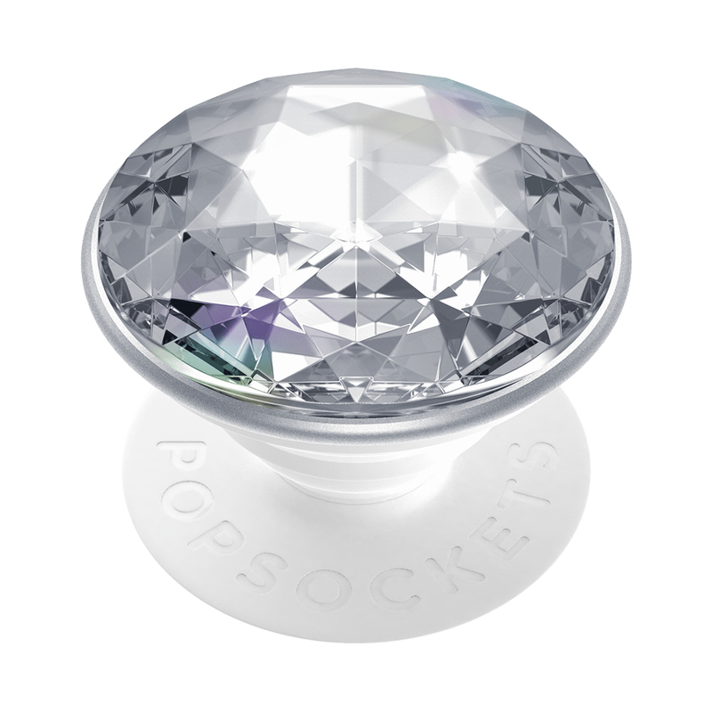 Popsockets Disco Crystal Silver Popgrip