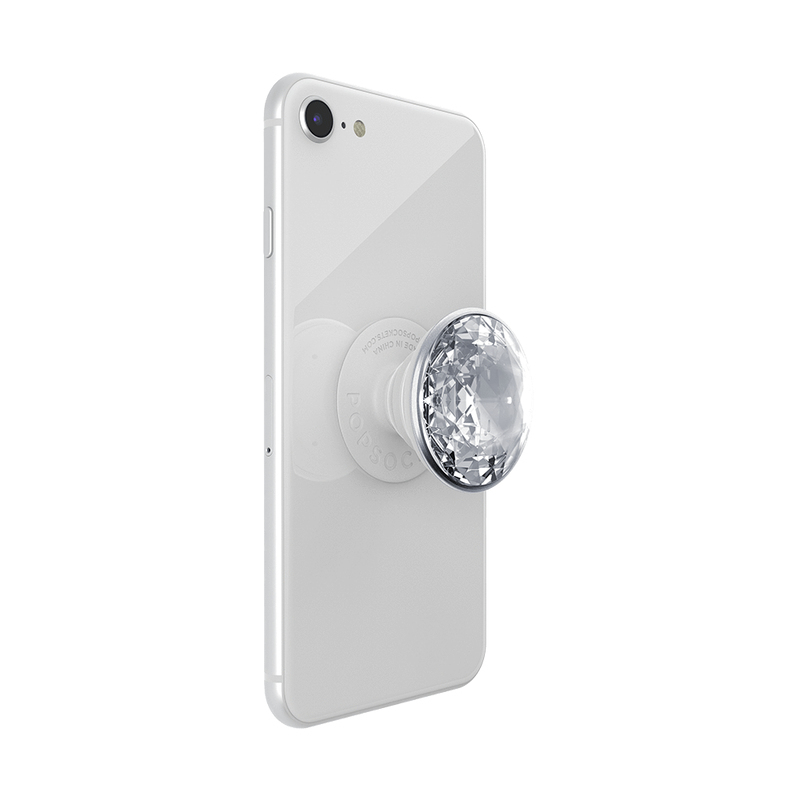 Popsockets Disco Crystal Silver Popgrip