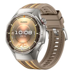 Huawei Watch GT 6 Pro 46mm Smartwatch - Brown With Brown Woven Strap Huawei Watch GT 6 Pro 46mm Smartwatch - Brown With Brown Woven Strap