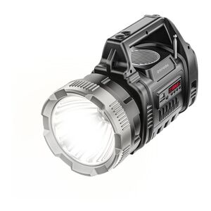 Porodo LifeStyle Outdoor 10W 3 in 1 Flashlight with FM Radio and Bluetooth Speaker - Black Porodo LifeStyle Outdoor 10W 3 in 1 Flashlight with FM Radio and Bluetooth Speaker - Black
