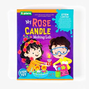 Eksploe Stem Learner DIY Science Kit - My Rose Candle Making Lab