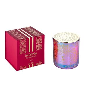 Ladenac Vila Hermano Oud Collections Scented Candle 500g - Oud - Iridescent Red Ladenac Vila Hermano Oud Collections Scented Candle 500g - Oud - Iridescent Red