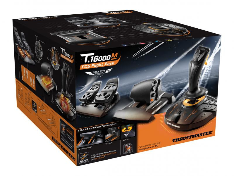 Thrustmaster T.16000M FCS Flight Pack Joystick for Mac/PC