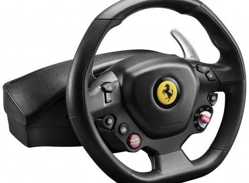 Thrustmaster T80 Ferrari 488 GTB Edition Racing Wheel + Pedals for PS4