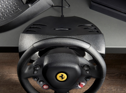 Thrustmaster T80 Ferrari 488 GTB Edition Racing Wheel + Pedals for PS4