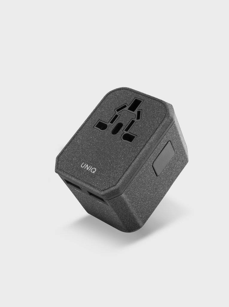 Uniq Voyage PD World Adapter PD33 Charcoal Grey