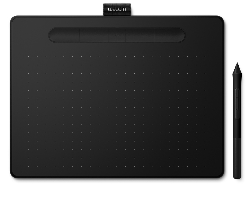 Wacom Intuos M Black Bluetooth Creative Pen Tablet - CTL-6100WLK-N