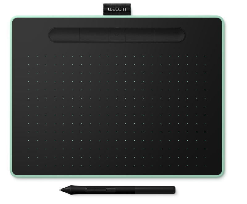 Wacom Intuos M Pistachio Bluetooth Creative Pen Tablet - CTL-6100WLE-N