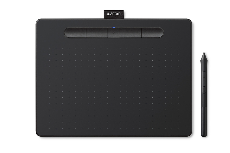 Wacom Intuos S Black Bluetooth Creative Pen Tablet - CTL-4100WLK-N