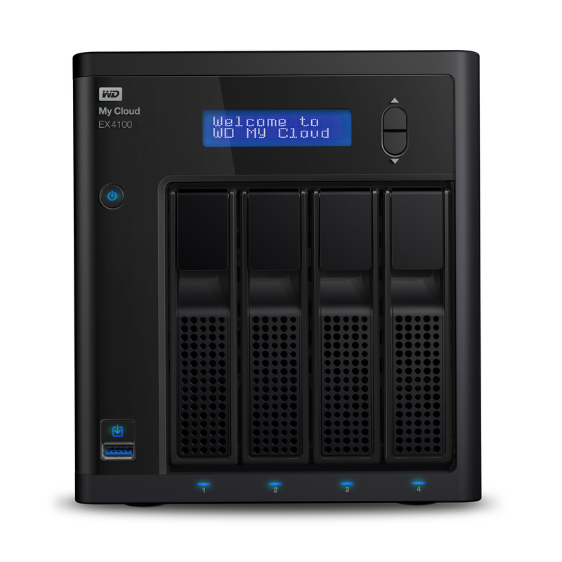 Western Digital My Cloud EX4100 Ethernet LAN Desktop Black NAS