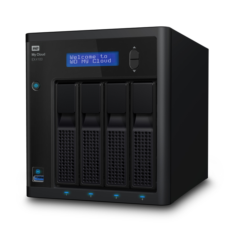 Western Digital My Cloud EX4100 Ethernet LAN Desktop Black NAS